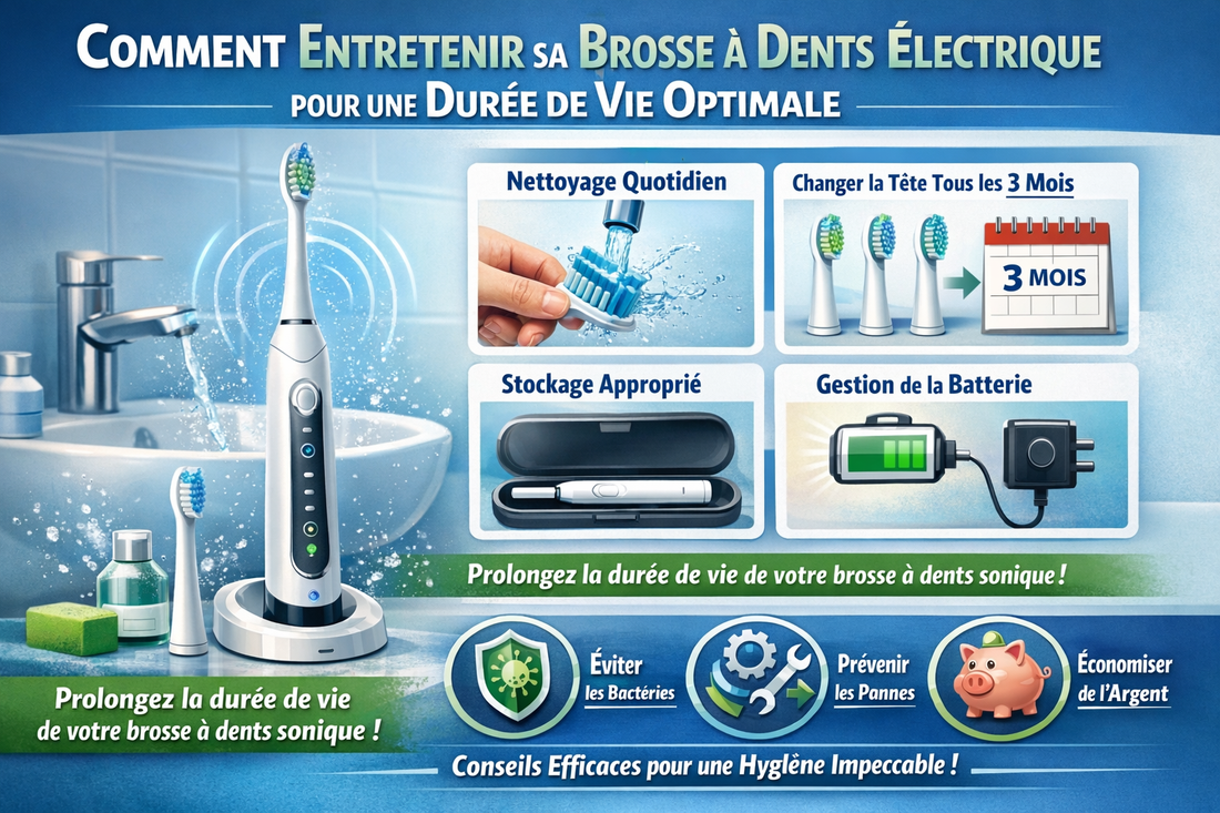 Comment Entretenir sa Brosse à Dents Électrique pour une Durée de Vie Optimale